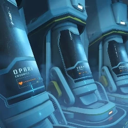 Каюта с криокапсулами.